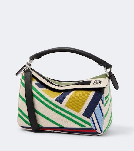 Puzzle Small embroidered shoulder bag - Loewe - Modalova