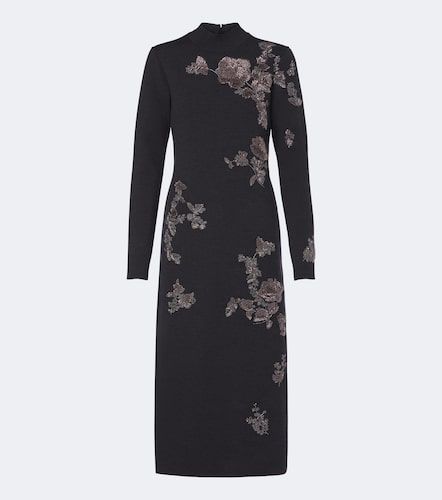 Verziertes Pulloverkleid aus einem Wollgemisch - Oscar de la Renta - Modalova