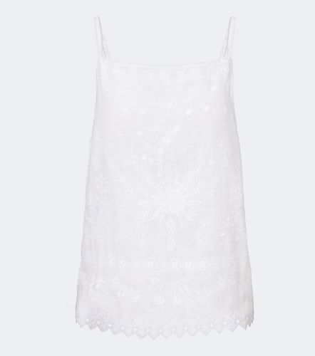 Eres Top Corail in lino con ricamo - Eres - Modalova