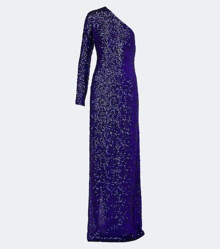 Sequined one-shoulder silk gown - Gucci - Modalova