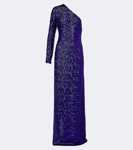 Sequined one-shoulder silk gown - Gucci - Modalova