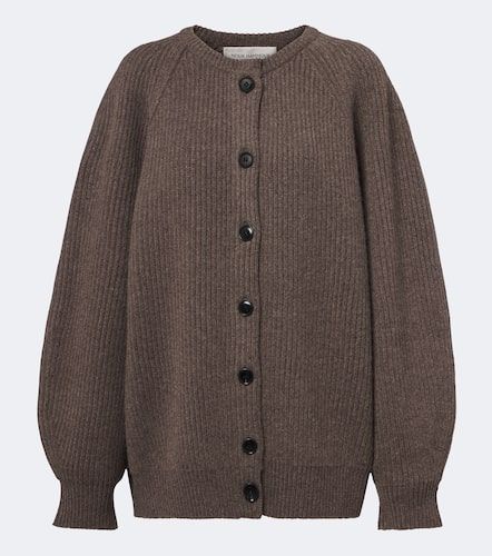 Laurel oversized cashmere and wool cardigan - Nour Hammour - Modalova