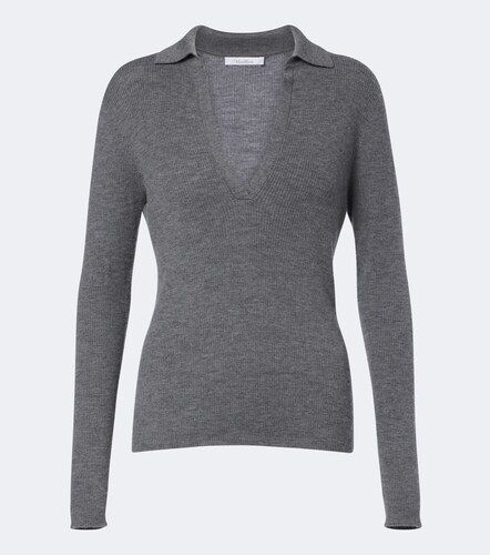 Pullover in cashmere a coste - Max Mara - Modalova