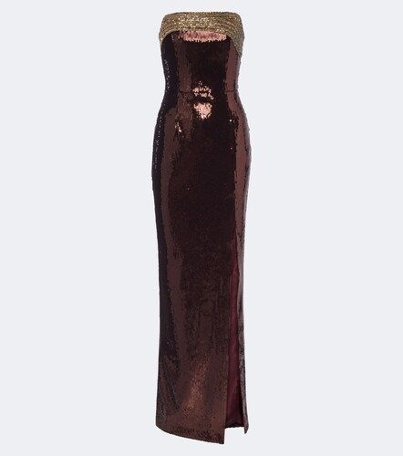 Glimmer embellished bustier gown - Rebecca Vallance - Modalova