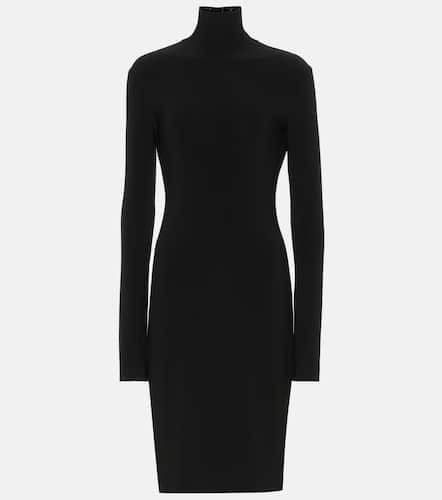 Stretch jersey turtleneck dress - Norma Kamali - Modalova