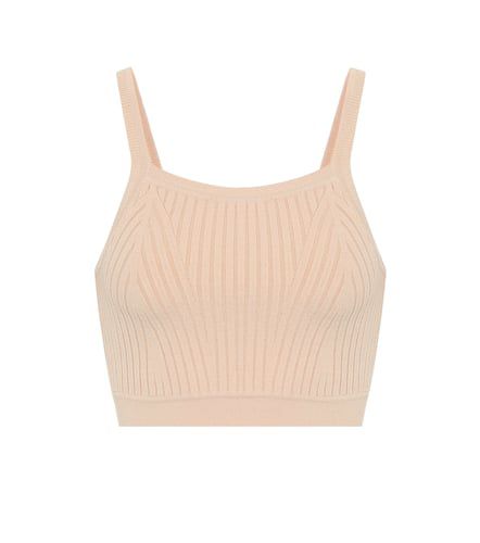 Ribbed-knit crop top - Live The Process - Modalova