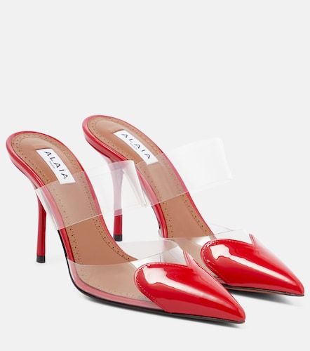 Alaïa Mules Le Cœur mit Lackleder - Alaia - Modalova