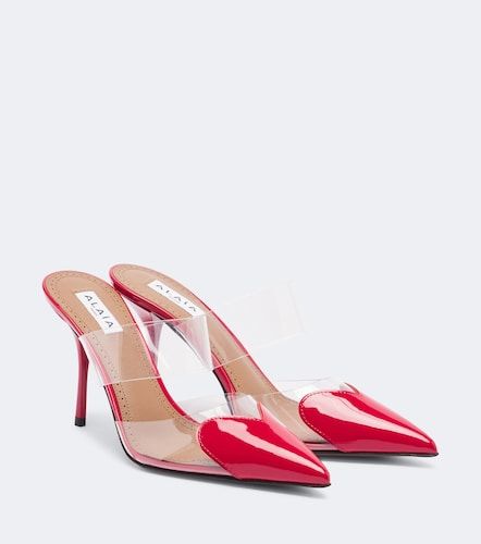 Le Cour patent leather and PU mules - Alaia - Modalova