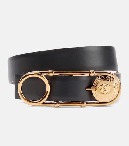 Versace Safety Pin leather belt - Versace - Modalova