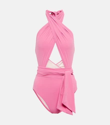 Cutout halterneck swimsuit - Karla Colletto - Modalova