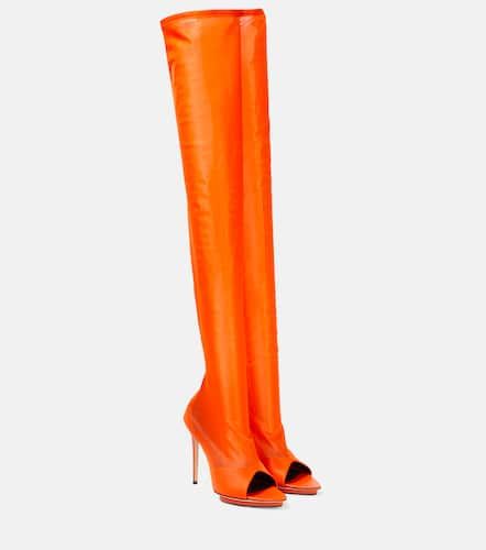 Botas mosqueteras con ribete de piel - Victoria Beckham - Modalova