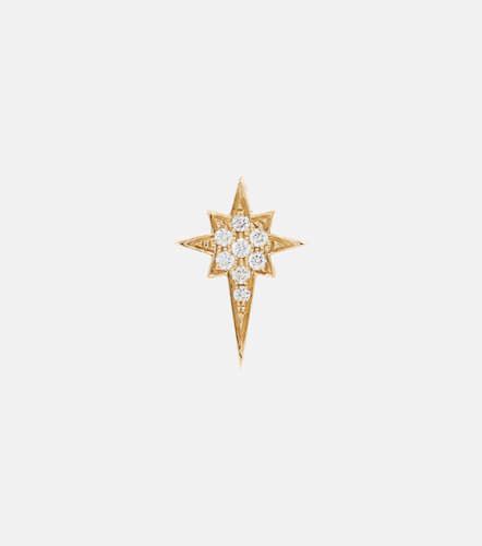 Einzelner Ohrring North Star Small aus 14kt Gelbgold mit Diamanten - Robinson Pelham - Modalova