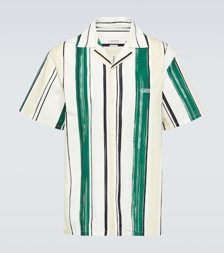 Camicia bowling in cotone a righe - Lanvin - Modalova