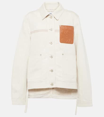 Loewe Cotton and linen jacket - Loewe - Modalova