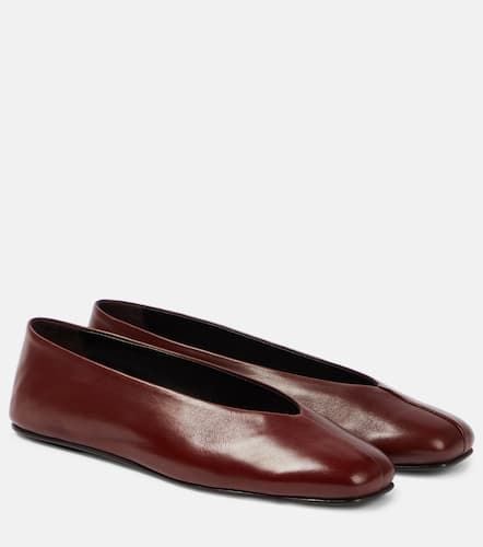 Eva Two leather ballet flats - The Row - Modalova