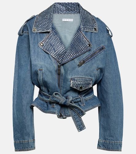 Area Giacca di jeans con cristalli - Area - Modalova