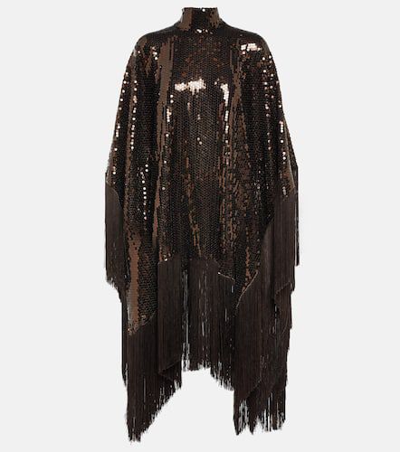 Fringed-trimmed sequined minidress - Taller Marmo - Modalova