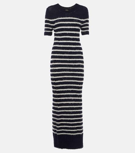 Abito midi Helen in seta e cashmere a righe - Khaite - Modalova