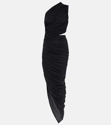 AlaÃ¯a Cutout ruched jersey midi dress - Alaia - Modalova