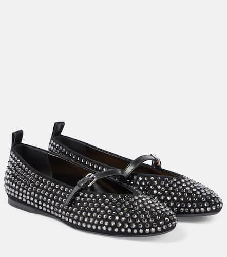 Embellished leather Mary Jane flats - JW Anderson - Modalova