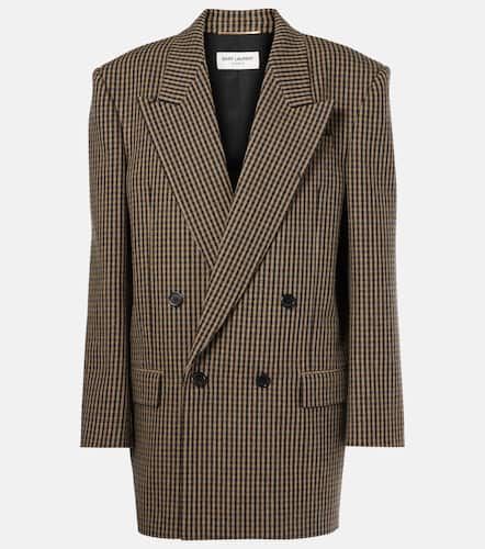 Oversize-Blazer aus einem Wollgemisch - Saint Laurent - Modalova