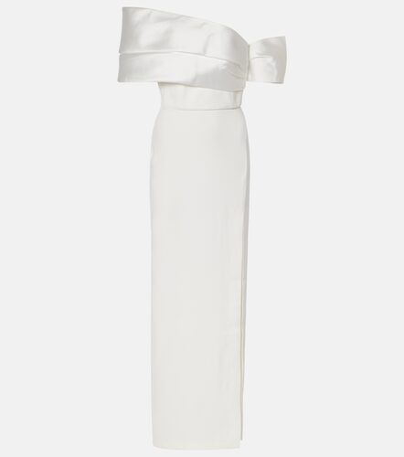 Alexis twill and crepe gown - Solace London - Modalova