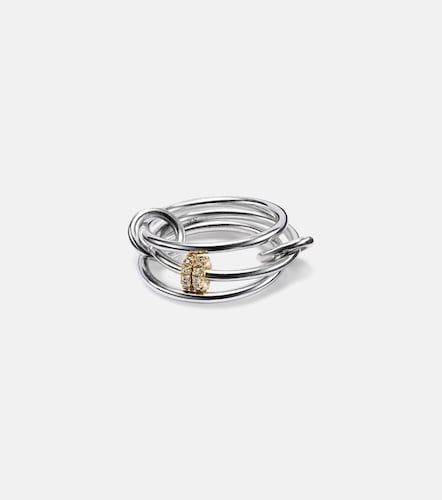 Anelli in sterling e oro 18kt con diamanti - Spinelli Kilcollin - Modalova