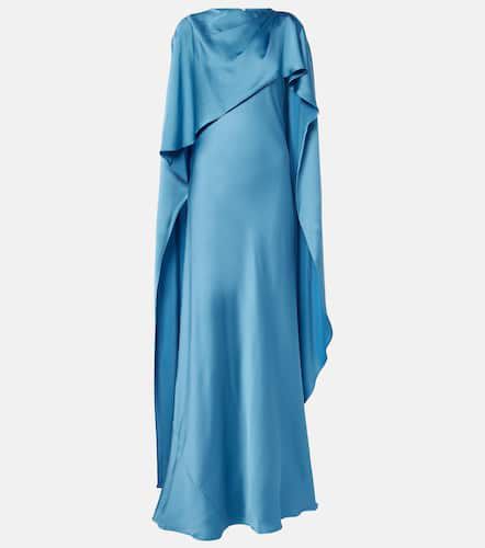 Simkhai Izel caped satin gown - Simkhai - Modalova