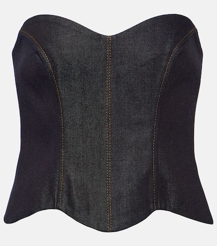 Aya Muse Top bustier di jeans Hyn - Aya Muse - Modalova
