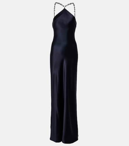 Cadence halterneck satin slip dress - Staud - Modalova