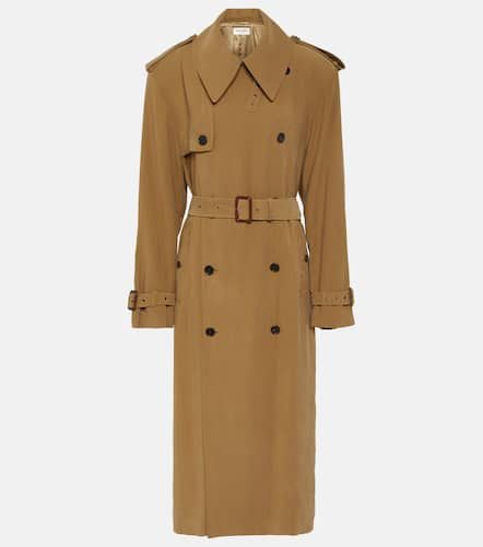 Saint Laurent Twill trench coat - Saint Laurent - Modalova