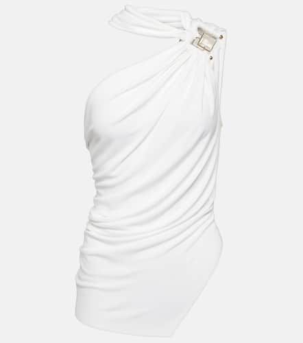 Ring-detail draped halterneck top - Christopher Esber - Modalova