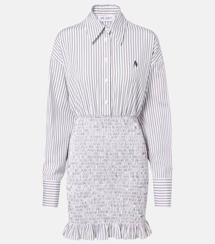 Striped ruched cotton shirt dress - The Attico - Modalova
