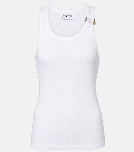 Tank top Piercing de jersey de algodón - Jean Paul Gaultier - Modalova