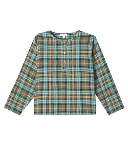 Camisa Sebastian de algodón a cuadros - Bebe Organic - Modalova