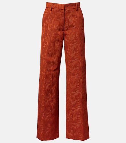 Pantaloni regular in jacquard - Dries Van Noten - Modalova