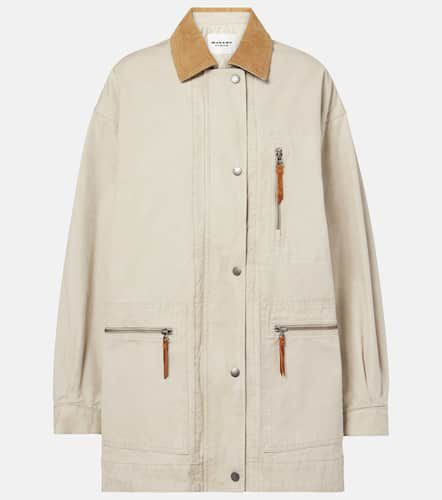 Kimeliaga corduroy-trimmed jacket - Marant Etoile - Modalova