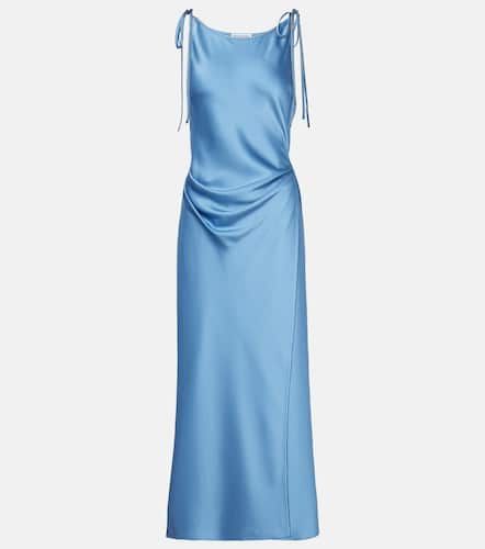 Draped satin maxi dress - Acne Studios - Modalova