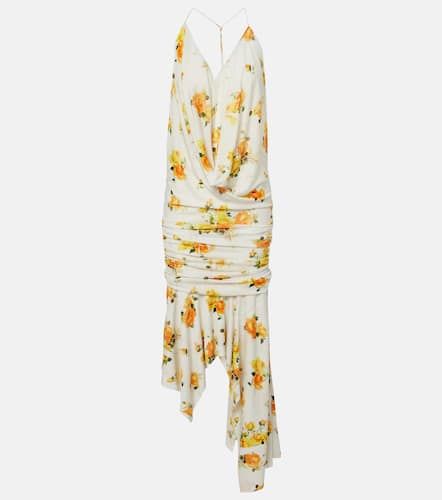 Dikata floral asymmetric midi dress - Acne Studios - Modalova