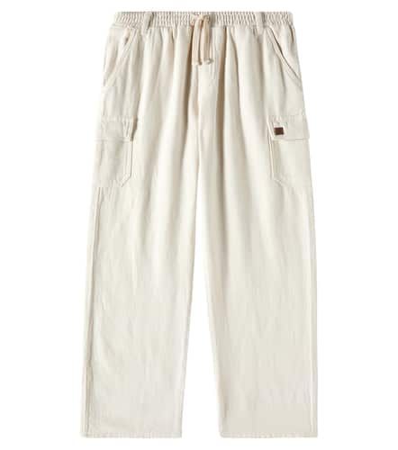 Cotton and linen cargo pants - Tartine et Chocolat - Modalova