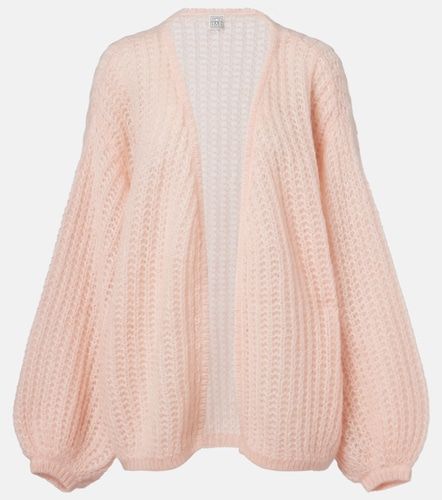 Open-knit oversized mohair-blend cardigan - Toteme - Modalova