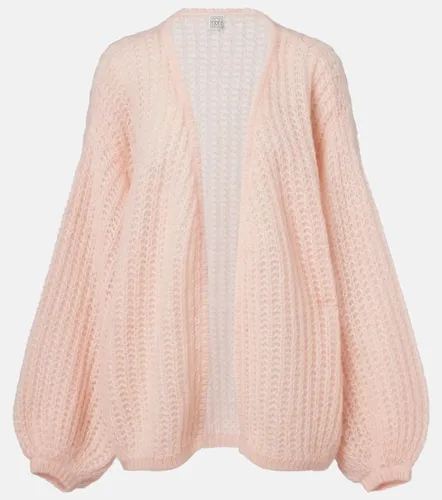 Open-knit oversized mohair-blend cardigan - Toteme - Modalova