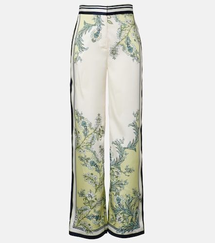 Grigore floral twill palazzo pants - Veronica Beard - Modalova
