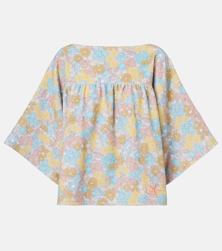 Chloé Top in cotone con stampa floreale - Chloe - Modalova