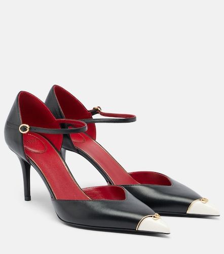 D'Orsay Heartip leather pumps - Valentino Garavani - Modalova