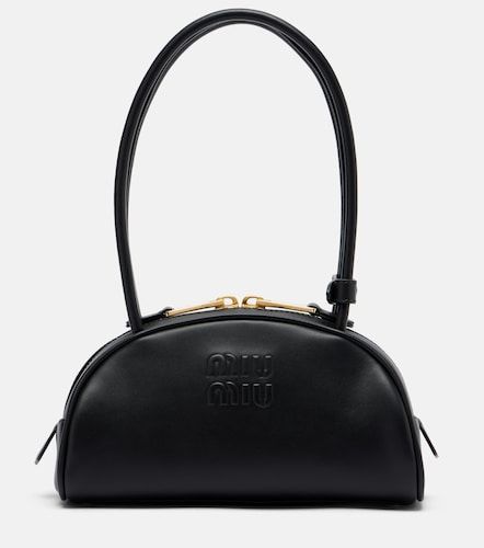 Beau Small leather bowling bag - Miu Miu - Modalova