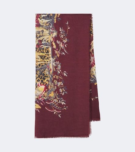 Sciarpa in modal e cashmere con stampa - Etro - Modalova