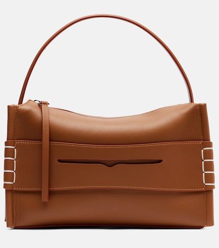 Loafer leather top-handle bag - JW Anderson - Modalova