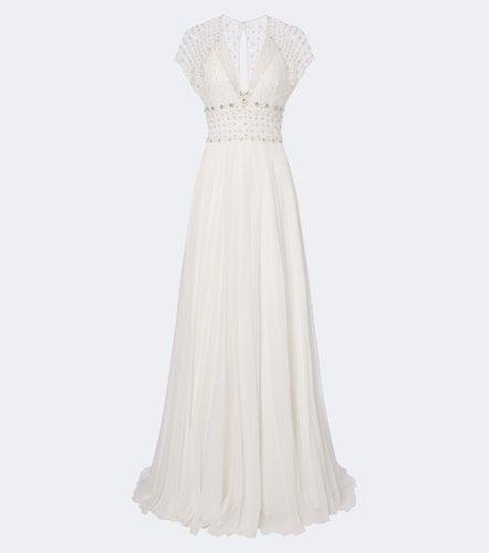 Vestido de novia Momento de chifón de seda y tul - Jenny Packham - Modalova
