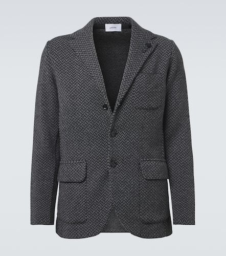 Lardini Virgin chevron wool blazer - Lardini - Modalova